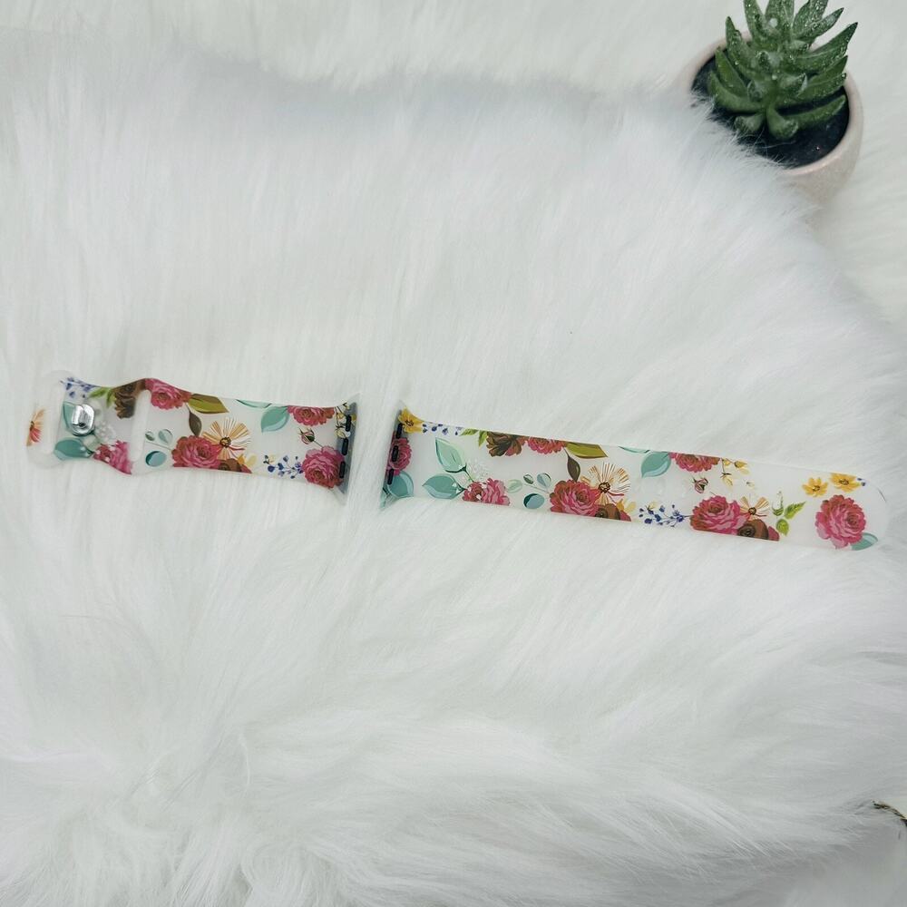 Floral Design Apple Watch Bands 42mm 44mm 45mm 49mm